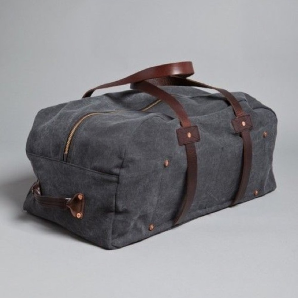 Canvas and Leather Duffle
